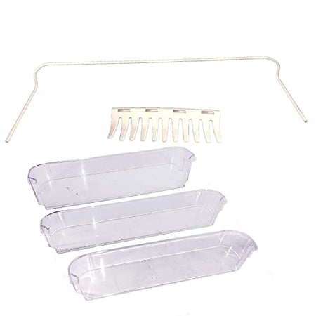 DOMETIC 29325760655 Refrigerator Door Shelf 5-Piece Kit - Clear product image
