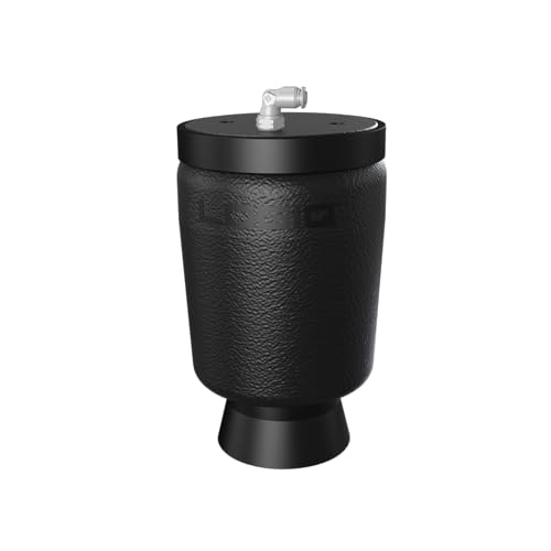 LOGIQ 88-90001 Replacement Air Spring (IQ-ASA-9000-LP) with Elbow Fitting Installed product image