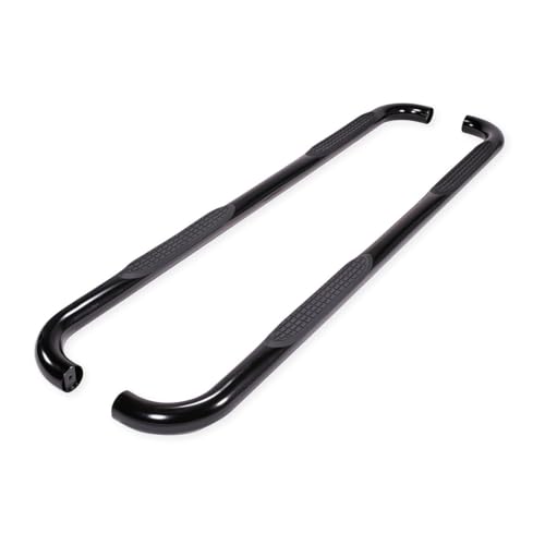 Trailfx TrailFX Nerf Bar Side Fits Ford F-150 Super Cab 2015-2026 Steps 3-Inch Round Bent Black Powder - Outdoor Depot