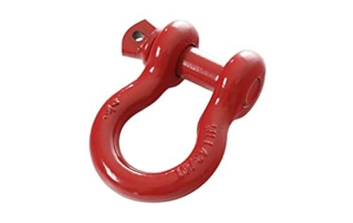 OVERLAND VCL 19019904 Overland Vehicle Systems Recovery Shackle 3/4 4.75 Ton - Red Two St... product image