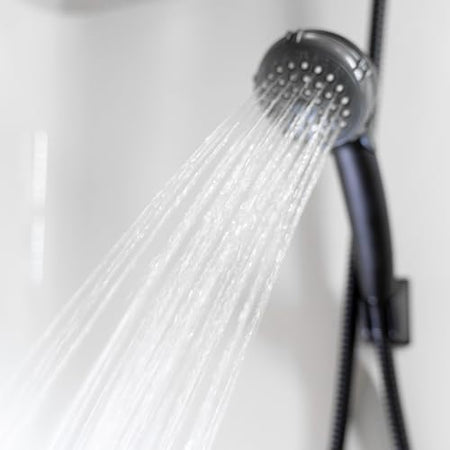 Dura Faucet Dura Faucet DF-SA400-SN RV Hand Held Shower Wand, Water-Saving Trickle Switch (Brushed Satin - Outdoor Depot