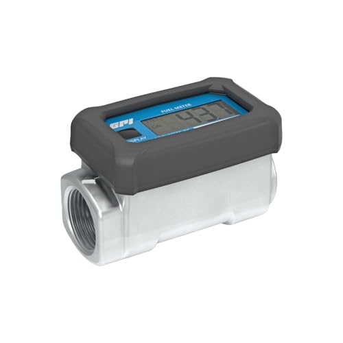 GPI 113255-1 01A Series Turbine Flow Meter for Fuel, Aluminum Body with Battery ... product image
