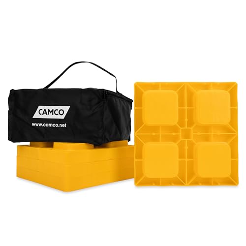 CAMCO 44501 Camper/RV Leveling Blocks - Features Stackable Interlocking Design ... product image