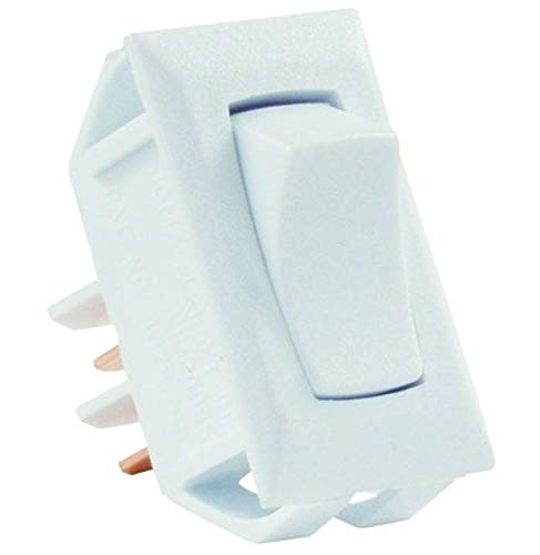 JR PRODUCTS 13665 Momentary-On/Off Switch - White product image