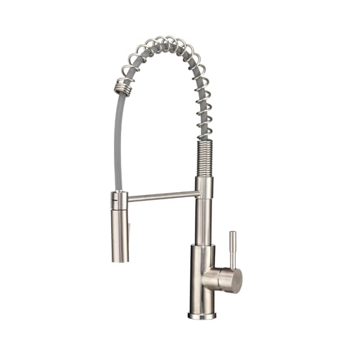 DURA FAUCET DF-MK504SLK-SN RV Pull-Down Kitchen Faucet (Satin Nickel) product image