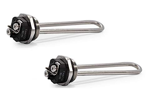 CAMCO 02143 Water Heater Element, Screw-In, 120-Volt, 1500-Watt - front view