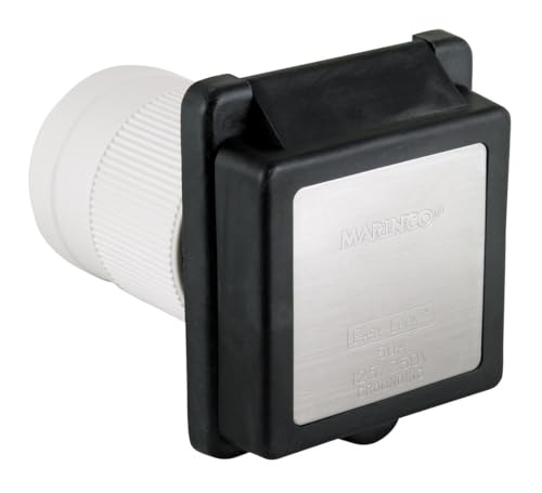 MARINCO 6353ELRV.BLK ParkPower  /  50 Amp 125/250V Stnd Rv Inlet product image