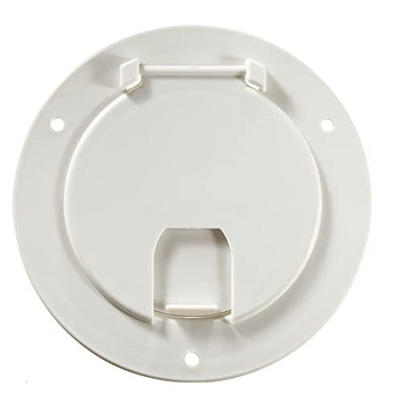 RV DESIGNER B110 Round Electrical Cable Hatch, Deluxe, Replaceable Lid, 5.2 inch Dia... product image
