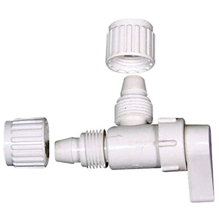 ELKHART SUPP 16884 Flair-It Sales  Plastic Angle Drain Valve, 0.5' Size product image