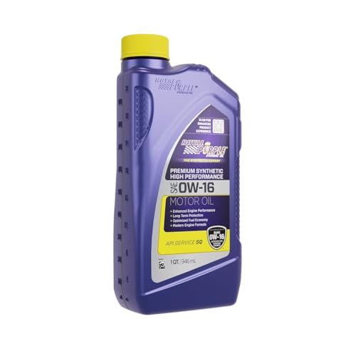 ROYAL PURPLE 01016 0W16 QT. BOTTLE product image