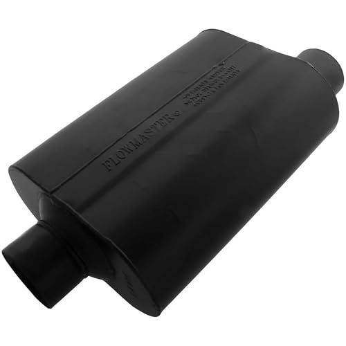 FLOWMASTER 953047 Super 40 Series Chambered Muffler - 3.0” Center In/Offset Out - Agg... product image