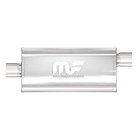 MAGNAFLOW 12256 Performance Exhaust Muffler : 2.5/2.5 Inlet/Outlet, 5x8x18 Oval, St... product image