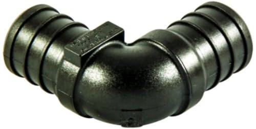 ELKHART SUPP 29800 Ecopoly  Plastic Pex Elbow, 0.5 Size, Black product image
