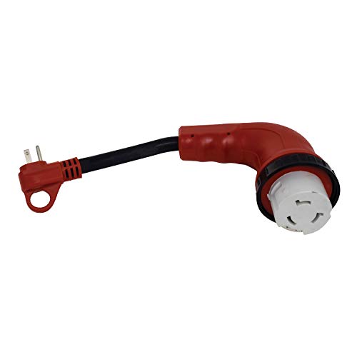 VALTERRA LLC A10-1550D90 Valterra  Mighty Cord 90° Detachable 12 Adapter Cord - 15AM to 50AF... product image