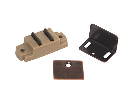 RV DESIGNER H210 Magnetic Catch with Flat and Right Angle Plates, Cabinet Hardware product image