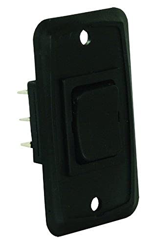 JR PRODUCTS 12825 Black DPDT Mom-On/Off/Mom-On Switch product image