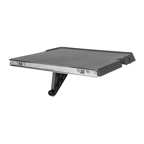 CAMCO 58175 RV Rail Mount Table - Features Hook and Holes for Hanging Grill Ute... product image