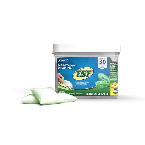 CAMCO 40263 TST RV Toilet Treatment Drop-INs - Control Unwanted Odors and Break... product image