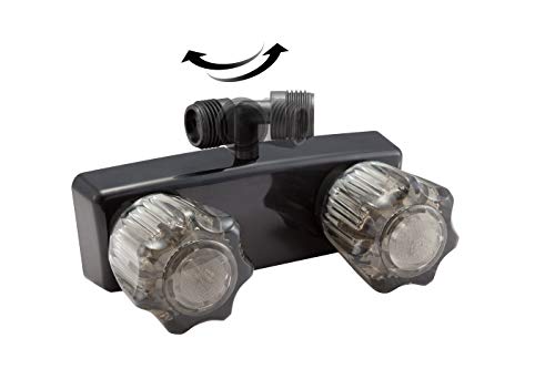 Dura Faucet Dura Faucet DF-SA170-BK RV Weatherproof Exterior Shower Box Kit - Lock and Key (Black) - Outdoor Depot