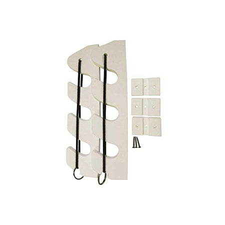 TACO METALS P03-133W Taco Marine  3-Rod Bungee Rod Holder - Pair, White product image