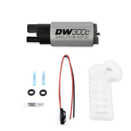 DEATSCHWERKS 9-307-1059 340lph compact fuel pump with out clips w/ 9-1059 install kit () product image