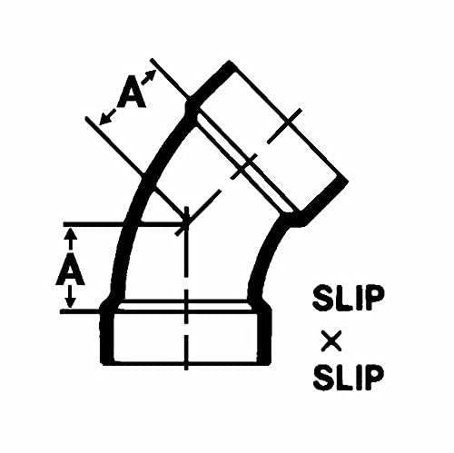 LaSalle Bristol LaSalle Bristol 632501 ABS Elbow Fitting (1/8 Bend 1-1/2" Long) - Outdoor Depot