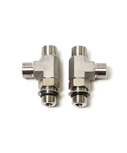 SEASTAR HF6006 ORB FITTING KIT  VERTICAL TEE  SS product image