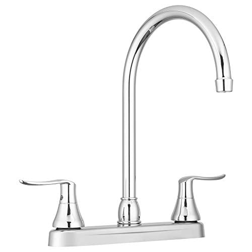 DURA FAUCET DF-PK330HLH-CP RV Swivel J-Spout Kitchen Sink Faucet (Chrome) product image