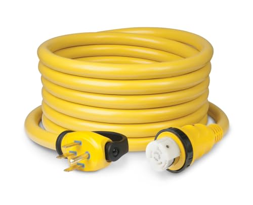 MARINCO 6152SPPRV-25 ParkPower  50 Amp, 125/250V (4-Wire) RV Cordset, Yellow, 25' product image