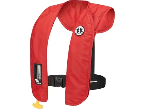 MUSTANG SURV MD2030-4-0-202 IVAL MIT 100 Convertible A/M Inflatable Life Jacket Red product image