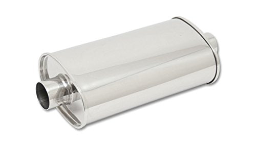 VIBRANT 1102 Performance   Oval Stainless Steel Muffler product image