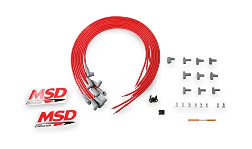 MSD CO. MSD-31229 MSD 31229 Super Conductor 8.5mm Spark Plug Wire Set, 8 Cylinder 90°... product image