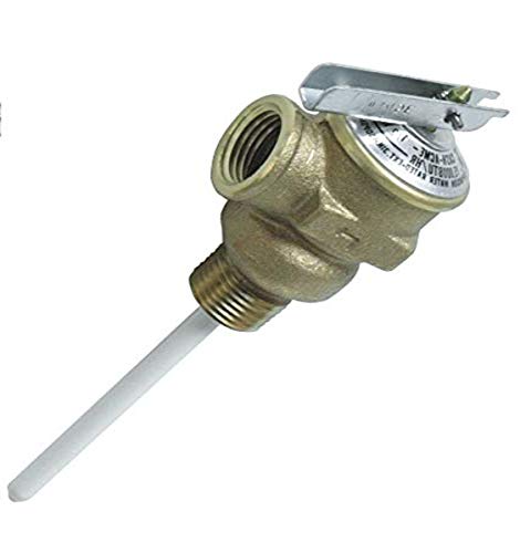 Camco Camco 10421 1/2" Temperature and Pressure Valve with 4" Probe - Outdoor Depot