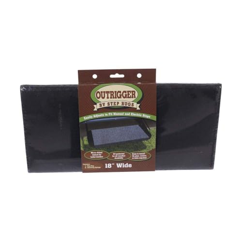 PRESTO FIT 20394 Prest-O-Fit 2-0394 Outrigger Universal RV Step Rug 22 in. Wide - Bl... product image