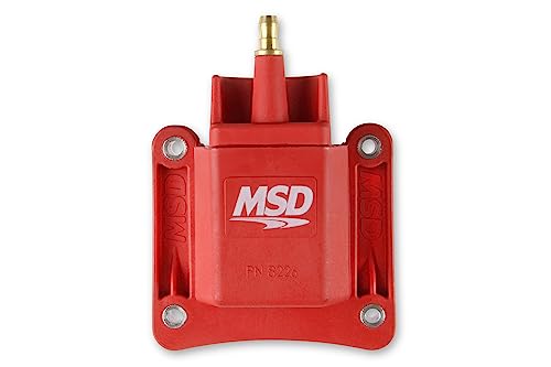 MSD CO. MSD-8226 MSD 8226 Ignition Coil Dual Connector, Red, HEI Style product image