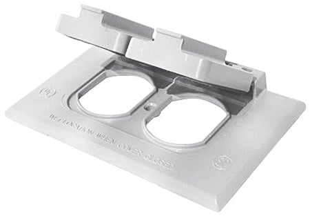 VALTERRA LLC 52499 WHITE Diamond Group  White Standard Weather Proof Cover Receptacle product image