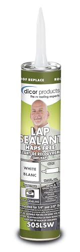 DICOR CORP 505LSW Dicor  EPDM Lap Sealant, White, 10.3 Fl. Oz product image