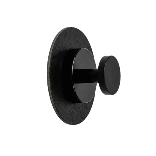 SILWY MAGNET Magnet-Haken silwy®  SPOT INKL. Metall-Pad 3M in 8 cm Black - eine Befestigungsm... product image