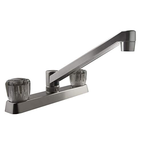 DURA FAUCET DFPK600SSN DF-PK600S-SN RV Two Handle Kitchen Sink Faucet (Satin Nickel) product image