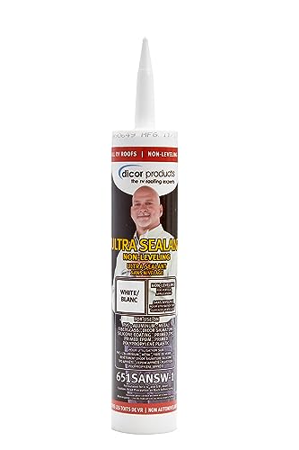 DICOR CORP 651SANSW-1 Dicor  NON-Leveling Ultra Sealant System - 10.1 Oz, White, High Per... product image