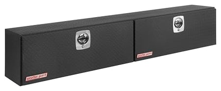WEATHERGUARD 391-52-02 Truck Box, Super-Side, Aluminum, 90-1/2W, Black, 15.2 cu. ft. product image