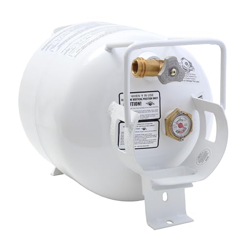 FLAME KING YSN201HZL 20-LB Steel Horizontal Propane Tank Cylinder for Fire Pits and Tabl... product image