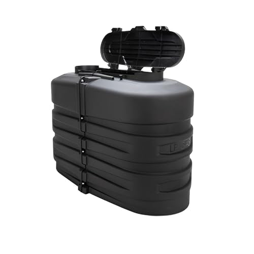 CAMCO 50502 Double RV Propane Tank Cover - 20 lb., Black product image
