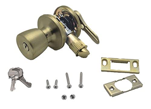 AP PRODUCTS 013-235-SS Lock Set Privacy K&L Style SS, Gold product image