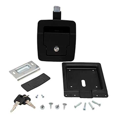 AP Products AP Products 015-246219 RV Entrance Slam Lock, Black - Outdoor Depot