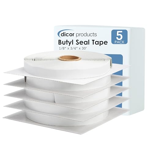DICOR CORP BT-1834-5 Dicor  Butyl Seal Tape - 1/8 x 3/4 x 30' Repair Tape for RV, Traile... product image