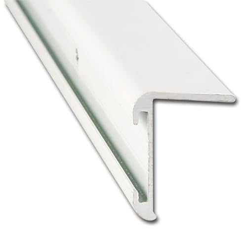 AP PRODUCTS 021-85201-16 Long Leg Insert Roof Edge Molding, 5 Pack - 16 ft, Polar White Automotive - front view