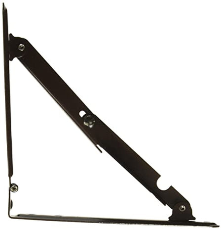 JR PRODUCTS 20735 Folding Shelf Bracket - Brown, 7.75 x 7.75 x 11.75 product image