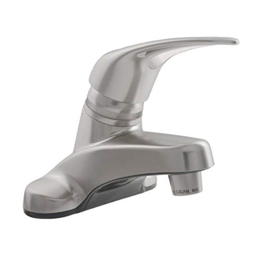 DURA FAUCET DFPL100SN DF-PL100-SN RV Single Lever Bathroom Sink Faucet (Satin Nickel) product image