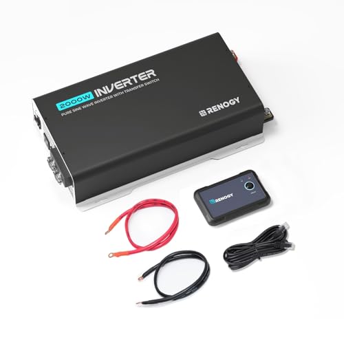 RENOGY RIV1220PU-126 Inverter PUH, 2000W Pure Sine Wave Power Inverter with UPS Transfer... product image